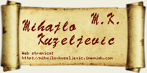 Mihajlo Kuzeljević vizit kartica